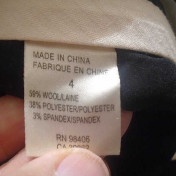 THEORY BLACK EMORY /BROADWAY PANTS SZ 4 - Picture 12 of 12